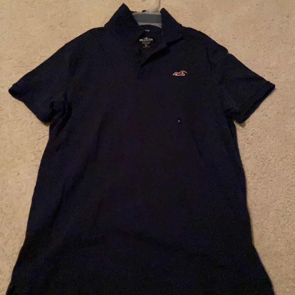 NAVY BLUE NEW HOLLISTER POLO